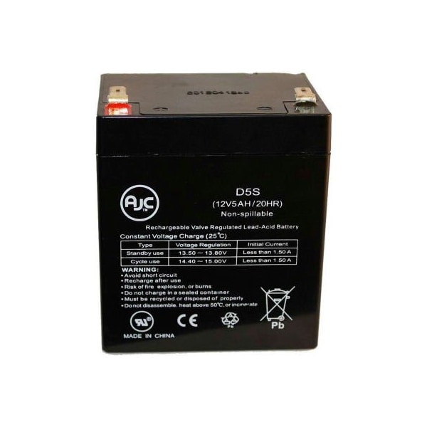 Battery Clerk AJC Yuasa NPX25FR 12V 5Ah Sealed Lead Acid Battery - YUASA-NPX25FR