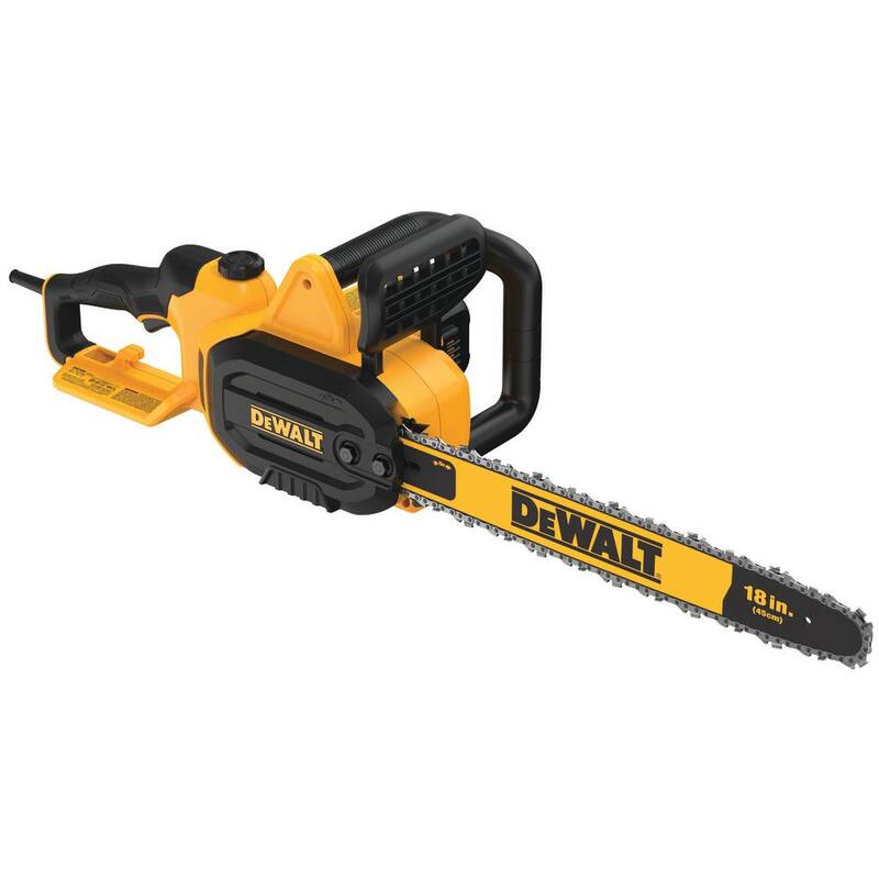 Si quieres traducir el título sin mencionar la marca del producto, sería: "Sierra eléctrica de cable de 18 pulgadas y 15 amperes DEWALT - DWCS600"