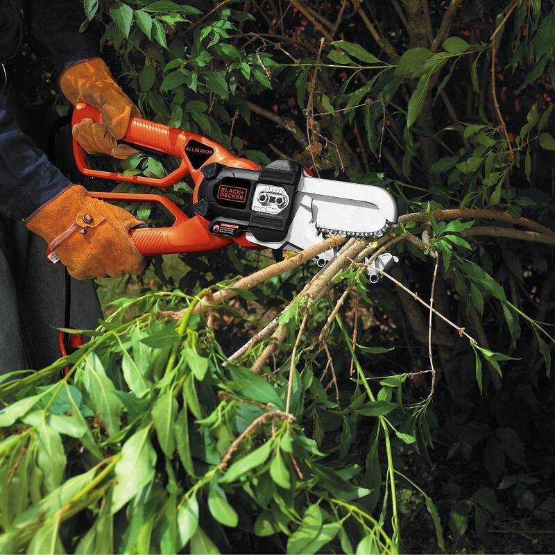 BLACK+DECKER 6 in. 4.5 AMP Podadora de jardín eléctrica con cable Alligator - LP1000
