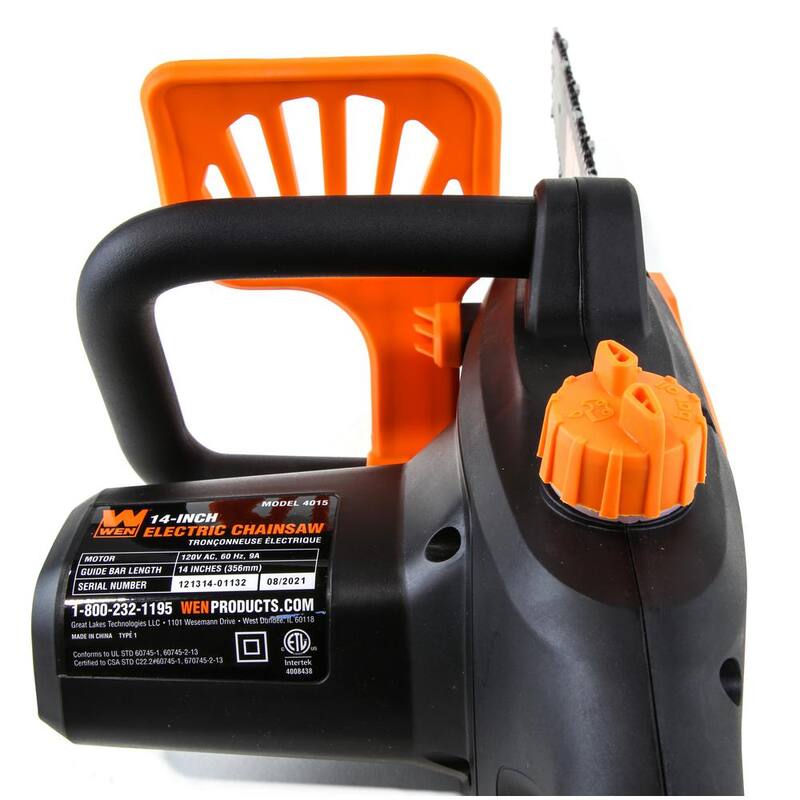 Si, "WEN 14 in. 9 Amp Electric Chainsaw - 4015" se traduciría como "Motosierra eléctrica de 14 pulgadas y 9 amperios - 4015"