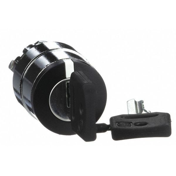 Interruptor selector no iluminado Schneider Electric, 22mm, 2 posiciones, con llave - ZB4BG2