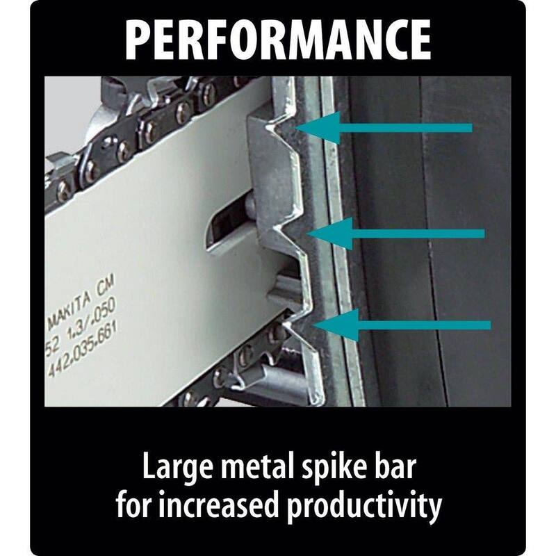 Makita 14 pulgadas 14.5 Amperes Motosierra Eléctrica con Mango Trasero - UC3551A