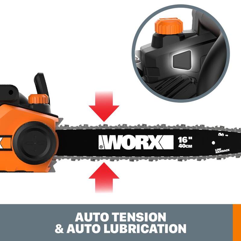 Sierra eléctrica de Worx de 16 pulgadas y 14.5 amperes - WG303.1