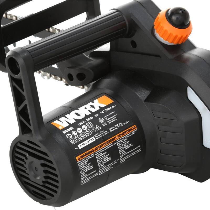 Motosierra eléctrica Worx de 14 pulgadas y 8 amperes - WG305