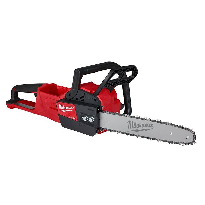 Milwaukee M18 FUEL 14 pulgadas Sierra de cadena de batería eléctrica de 18V de iones de litio y M18 FUEL 16 pulgadas Sierra de cadena de batería eléctrica (Conjunto de 2 herramientas) - 2727-20C-2727-20