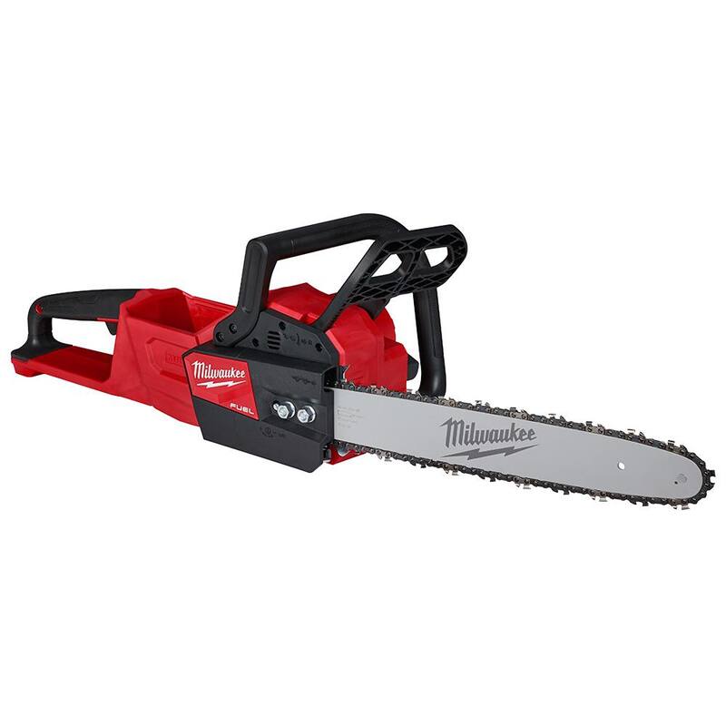Milwaukee M18 FUEL 14 pulgadas Sierra de cadena de batería eléctrica de 18V de iones de litio y M18 FUEL 16 pulgadas Sierra de cadena de batería eléctrica (Conjunto de 2 herramientas) - 2727-20C-2727-20