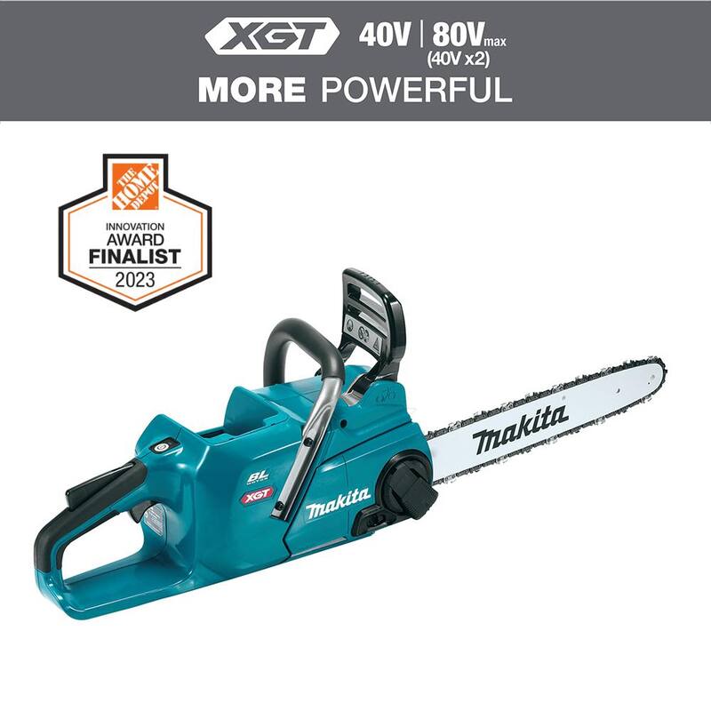 Makita XGT 16 pulg 40V max motosierra eléctrica con motor sin escobillas a batería (herramienta solamente) - GCU05Z