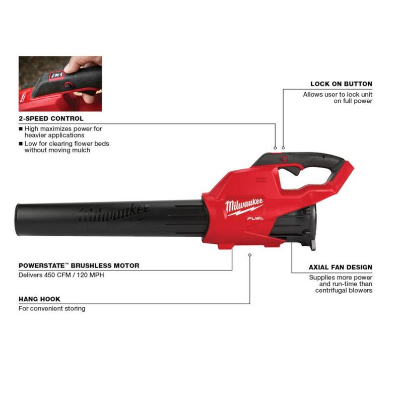 Milwaukee M18 FUEL 14 in. Motosierra Inalámbrica sin escobillas de 18V de ion de litio con mango superior con funda para motosierra, sopladora - 2826-20T-49-16-2746-2724-20