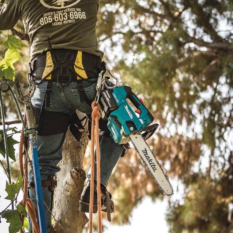 Kit de sierra eléctrica Makita LXT 14 pulgadas 18V X2 (36V) sin escobillas con mango superior (5.0Ah) con 18V LXT 5.0 Ah (2 piezas) - XCU08PT-BL18502