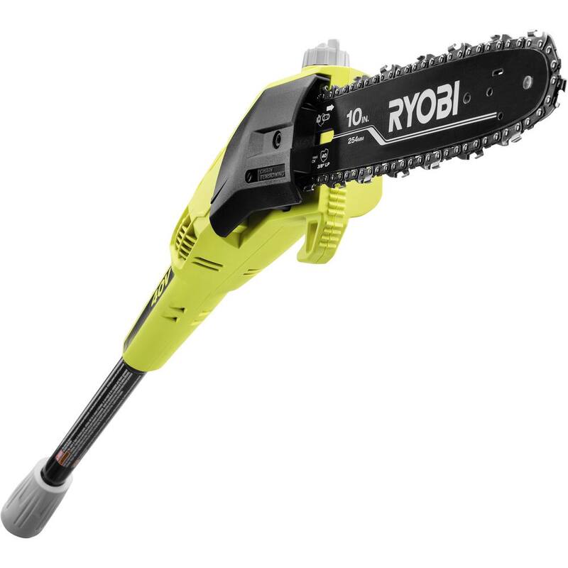 Motosierra de poste inalámbrica con batería de 40V de 10 pulgadas y 2.0 Ah con cargador - RY40560