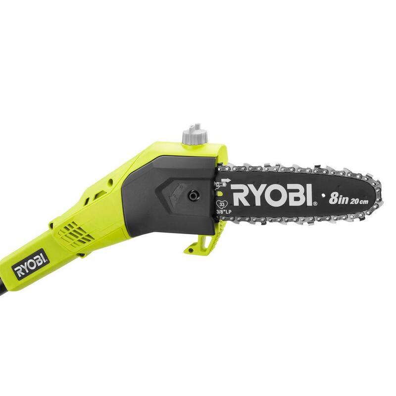 RYOBI ONE+ 18V 8 pulg. Sierra de poste inalámbrica con batería de 1.3 Ah y cargador - P4361