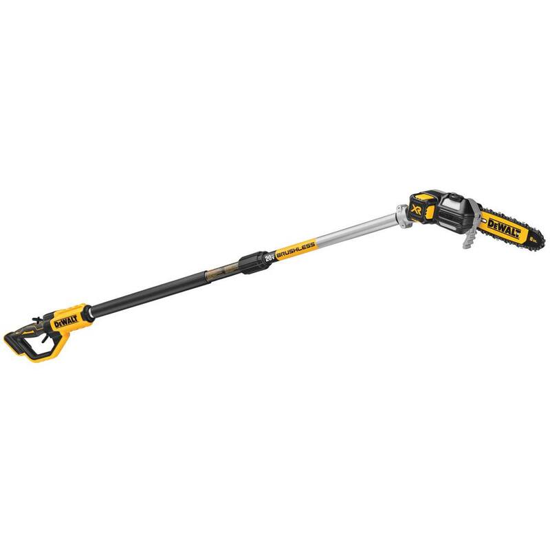 DEWALT 20V MAX 8 pulgadas. Sierra de poste inalámbrica con motor sin escobillas y alimentada por batería (Herramienta solamente) - DCPS620B