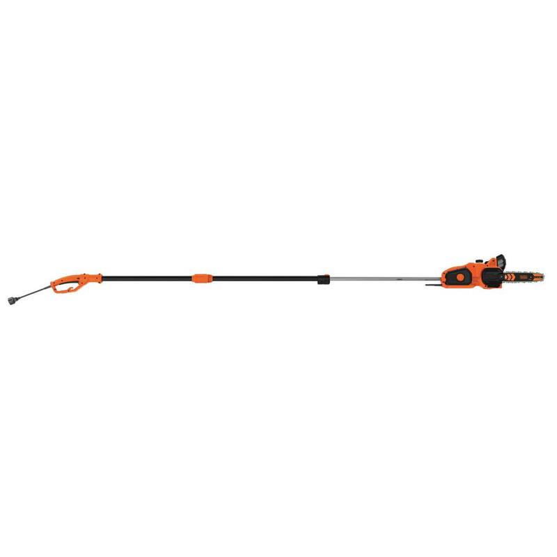 Si seleccionamos replicar el mismo texto sin traducir la marca del producto, tendríamos lo siguiente:

BLACK+DECKER 10 in. 8 AMP Corded Electric Chainsaw with Pole Attachment - BECSP601

Esta frase se traduce como:

Sierra eléctrica con cable BLACK+DECKER de 10 pulgadas y 8 amperes con accesorio de poste - BECSP601.