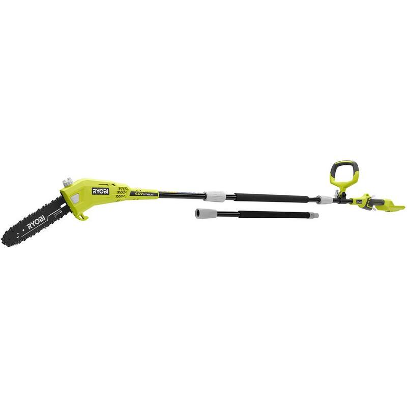 RYOBI 40V 10 pulgadas Sierra de poste inalámbrica con batería (herramienta solamente) - RY40506BTL