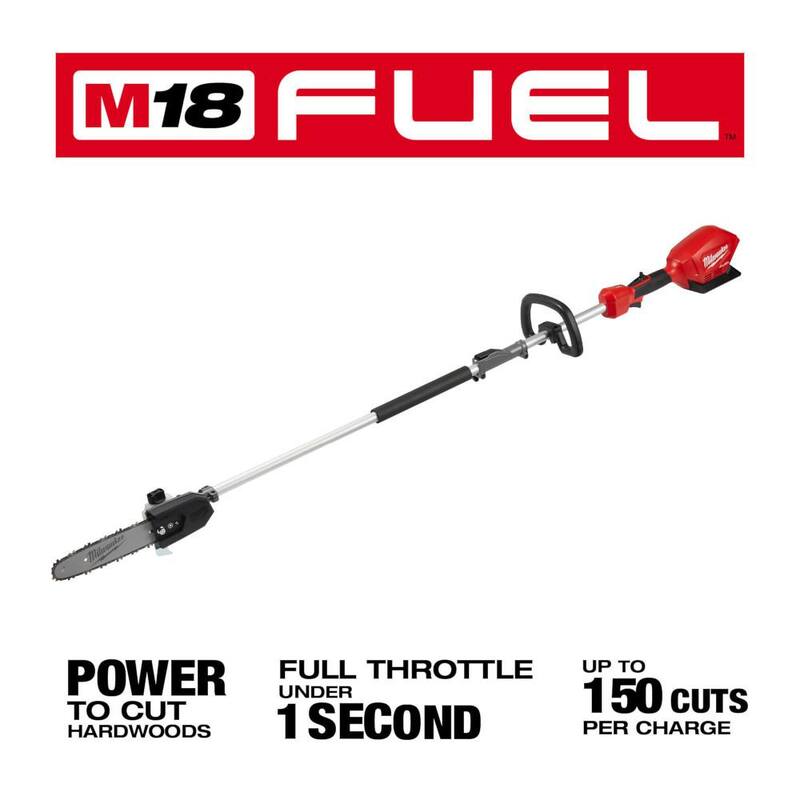 Si_MX: Sierra de poste inalámbrica Milwaukee M18 FUEL de 10 pulgadas con capacidad de accesorio (solo la herramienta) - 2825-20PS
