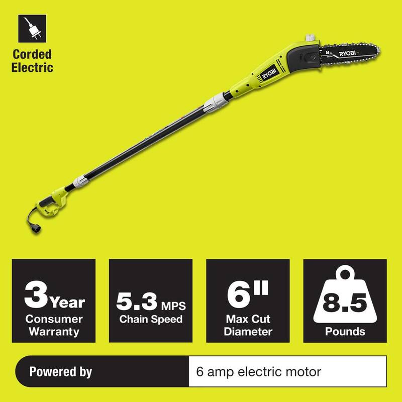 SIERRA DE POSTE CON MOTOR DE 6 AMP 8 in - RY43160A