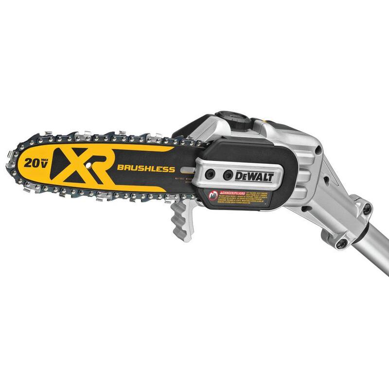 DEWALT 20V MAX 8 pulgadas. Kit de sierra de poste inalámbrica sin escobillas con batería y cargador (1) de 4 Ah - DCPS620M1