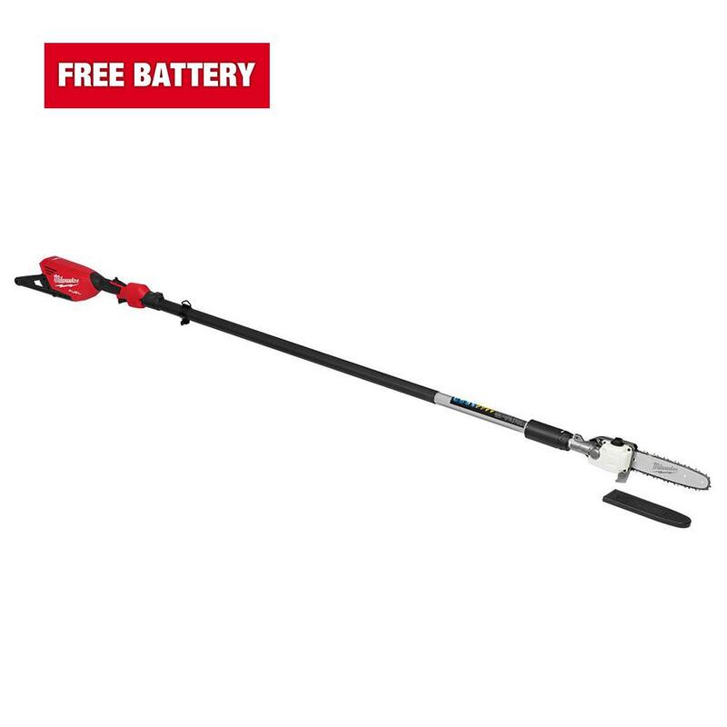 Sierra telescópica sin cable Milwaukee M18 FUEL de 10 pulgadas y 18V de ion de litio sin escobillas, longitud de 13 pies (herramienta solamente) - 3013-20