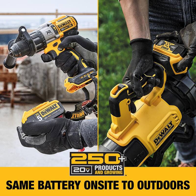 DEWALT 20V MAX 8in. Sierra de poste y motosierra inalámbrica con batería con barra y cadena de 8 pulgadas (34 eslabones) - DCPS620BWSB8608
