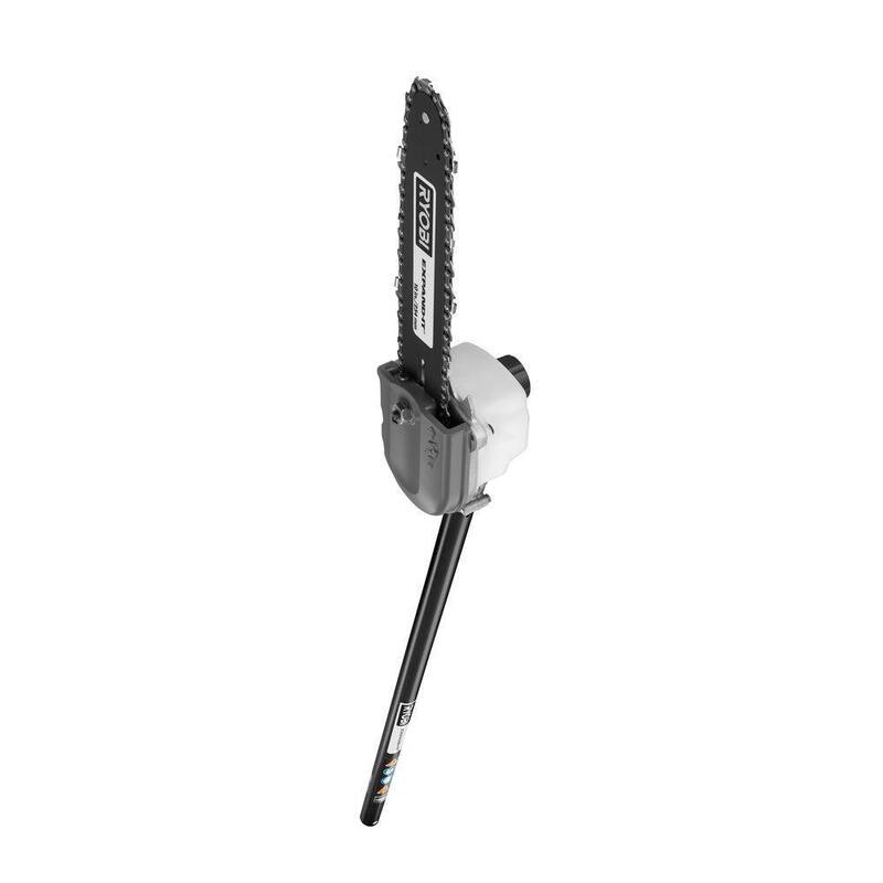 Sierra eléctrica inalámbrica para podar con capacidad de accesorio de batería de 40V y 10 pulgadas de RYOBI con batería de 2.0 Ah y cargador - RY40562