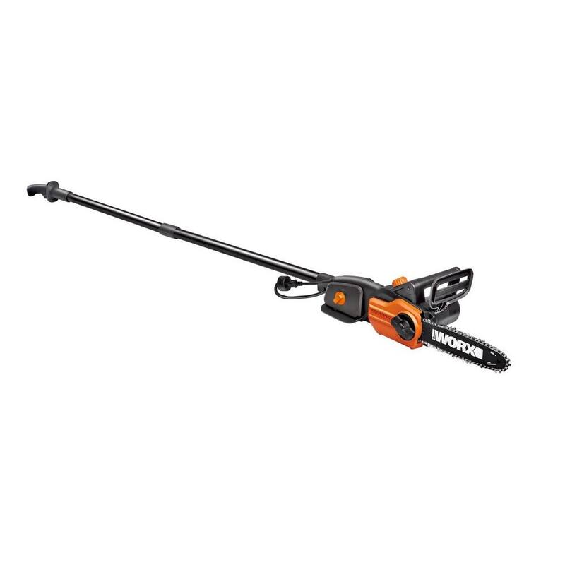 Sierra de poste eléctrica Worx de 10 pulgadas y 8 amperes - WG309