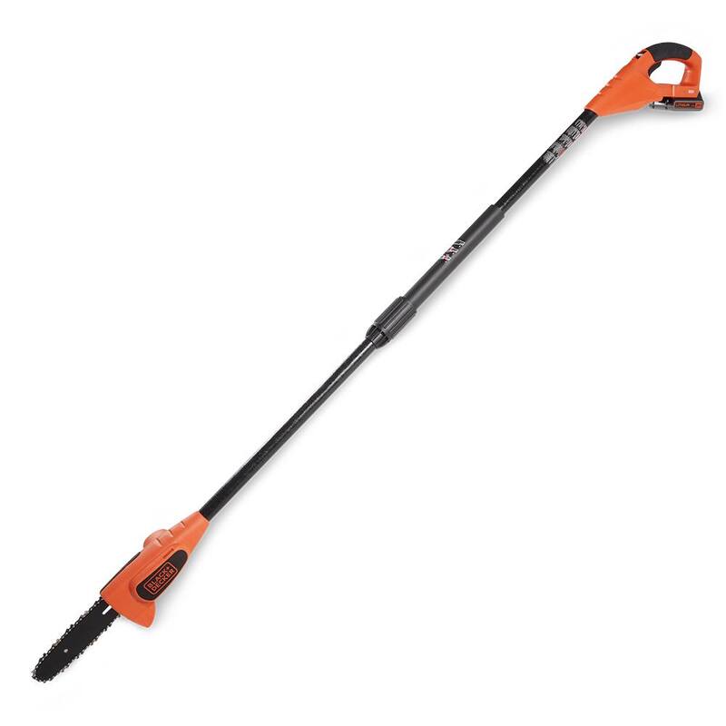 BLACK+DECKER 20V MAX 8in. Sierra de poste inalámbrica con batería, herramienta solamente - LPP120B