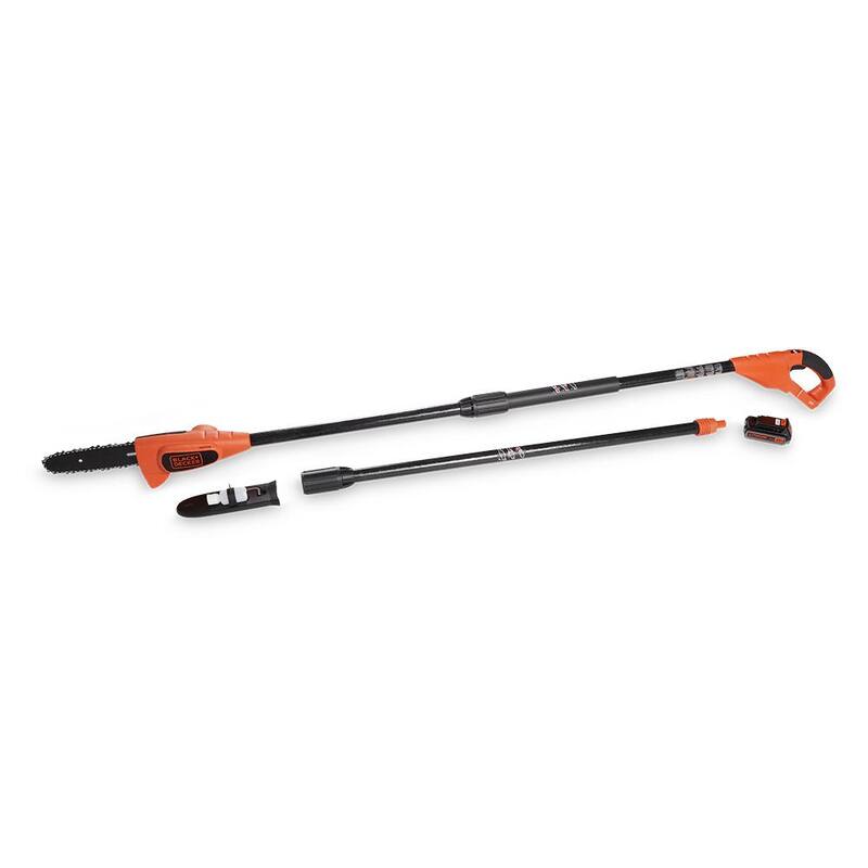 BLACK+DECKER 20V MAX 8in. Sierra de poste inalámbrica con batería, herramienta solamente - LPP120B