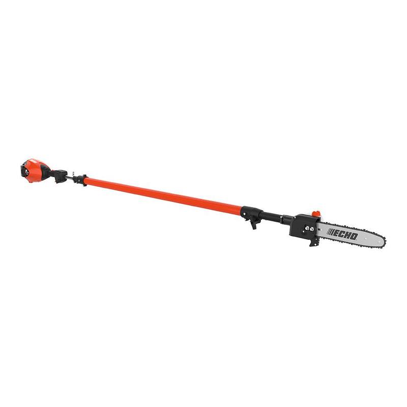 ECHO eFORCE 10 in. 56V X Series Cordless Battery 12 ft. Telescoping Shaft Power Pole Saw con batería de 5.0Ah y cargador rápido - DPPT-2600HR2