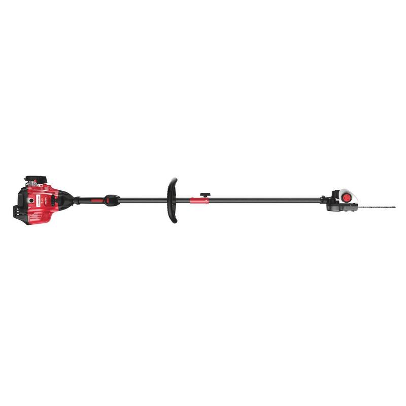 Podadora de poste de gasolina de 25cc y 2 tiempos de Troy-Bilt de 8 pulgadas con lubricador automático de cadena y capacidad de accesorios - TB25PS