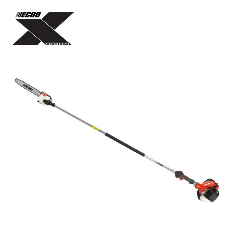 ECHO 12 pulgadas 25.4 cc Gas 2-Tiempos Serie X Sierra de Poste de Poder con Eje Recto y Extensión de Eje a 96 pulgadas - PPF-2620