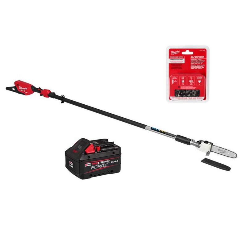 Si por favor, lo haré para ti.

Poda de poste telescópico inalámbrico eléctrico sin escobillas de 18 V con batería FORGE XC 8.0 Ah y cadena adicional Milwaukee M18 FUEL de 10 pulgadas - 3013-20-48-11-1881-49-16-2759.