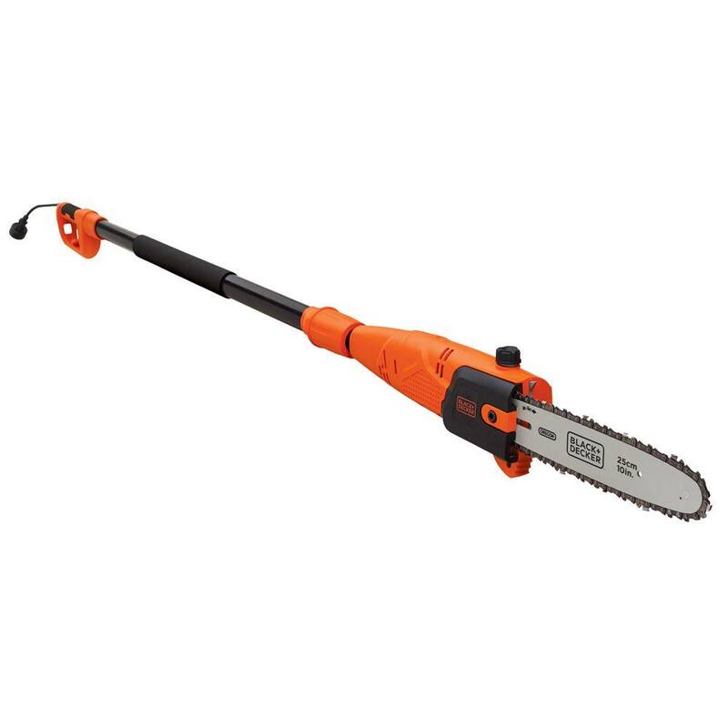 Sierra eléctrica de poste con lubricador automático de 10 pulgadas y 6.5 amperes de BLACK+DECKER - PP610