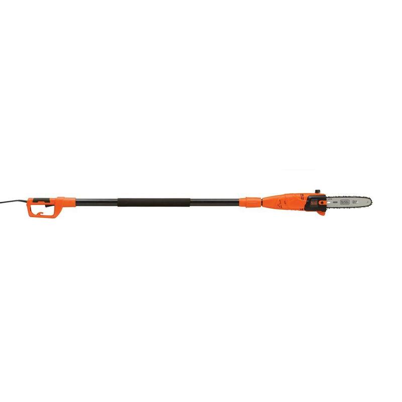 Sierra eléctrica de poste con lubricador automático de 10 pulgadas y 6.5 amperes de BLACK+DECKER - PP610