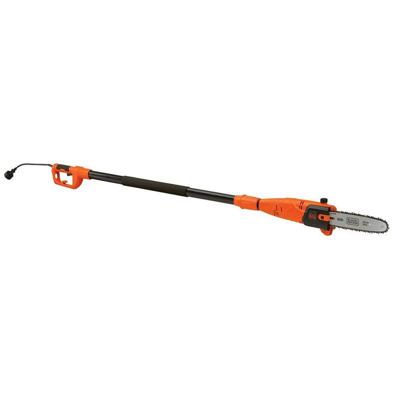 Sierra eléctrica de poste con lubricador automático de 10 pulgadas y 6.5 amperes de BLACK+DECKER - PP610