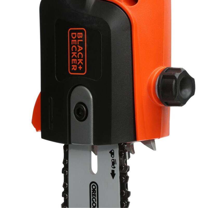 Sierra eléctrica de poste con lubricador automático de 10 pulgadas y 6.5 amperes de BLACK+DECKER - PP610