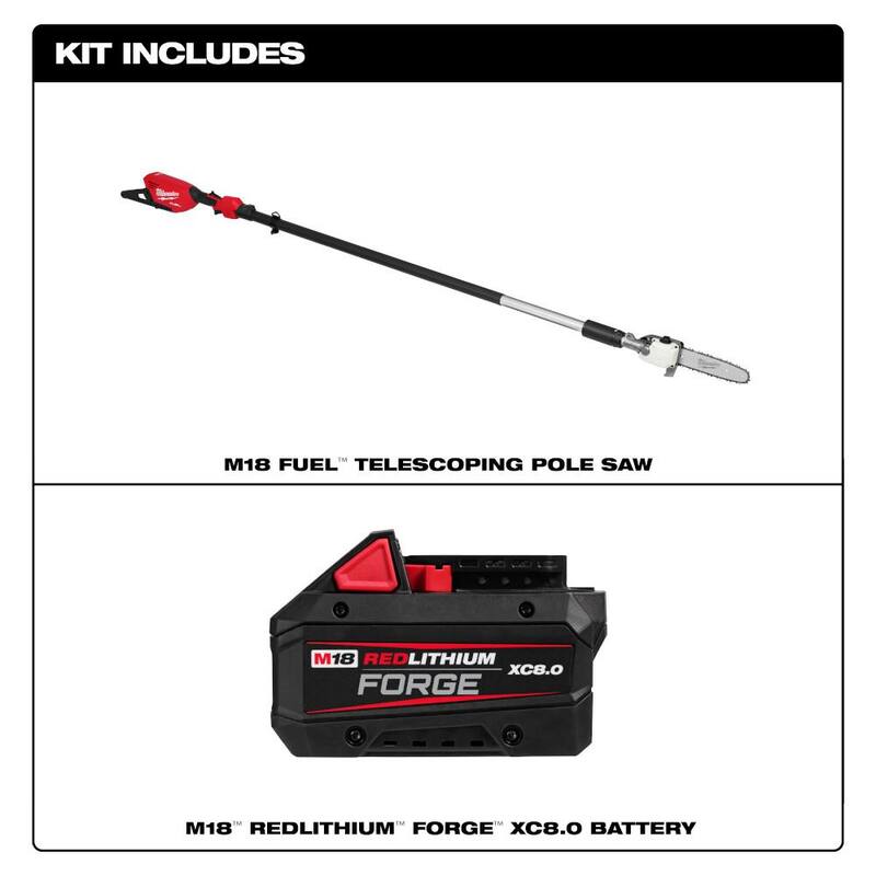 Si podemos traducir la marca del producto en este caso:  Milwaukee M18 FUEL 10 pulgadas 18V sin escobillas eléctrica inalámbrica Sierra de pértiga telescópica con batería M18 FORGE XC 8.0 Ah - 3013-20-48-11-1881