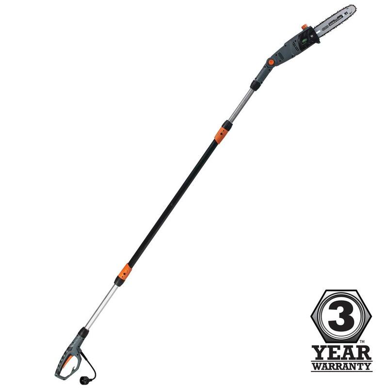 Sierra eléctrica de poste Scotts de 10 pulgadas y 8 amperios - PS45010S