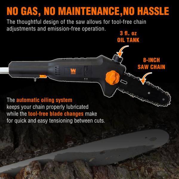 Si modelo y marca del producto: WEN 6-Amp 8 in. Electric Telescoping Pole Saw - 4019