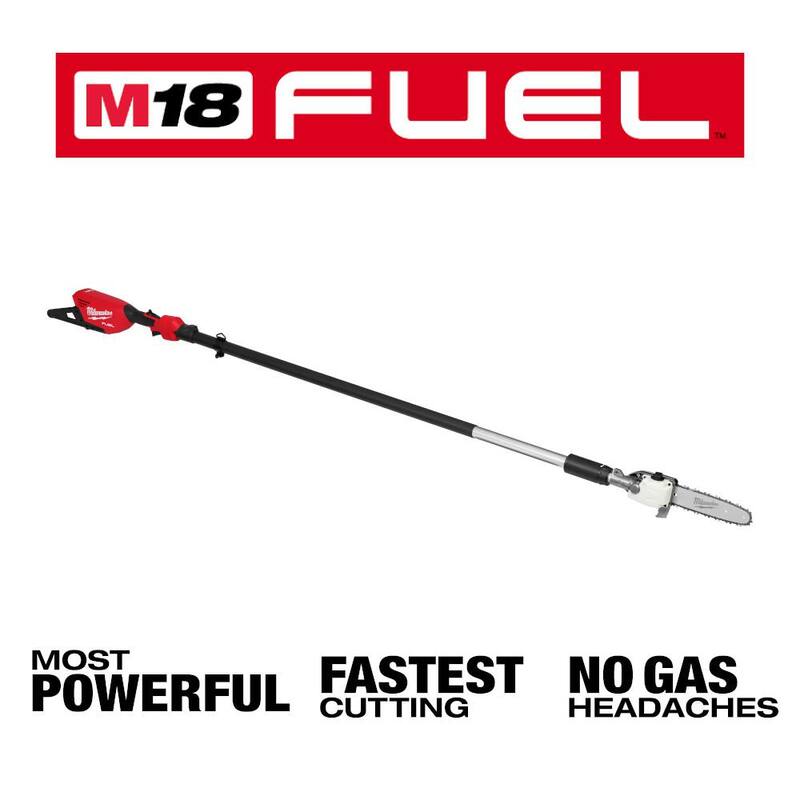 Si bien no proporcionaste el nombre de la marca del producto, la traducción al español sería:

"Sierra de poste telescópico inalámbrico Milwaukee M18 FUEL de 10 pulgadas y 18V con tecnología de cepillo de litio-ion sin escobillas y (2) baterías de 8.0Ah, cargador rápido de doble bahía - 3013-20-48-59-1882"