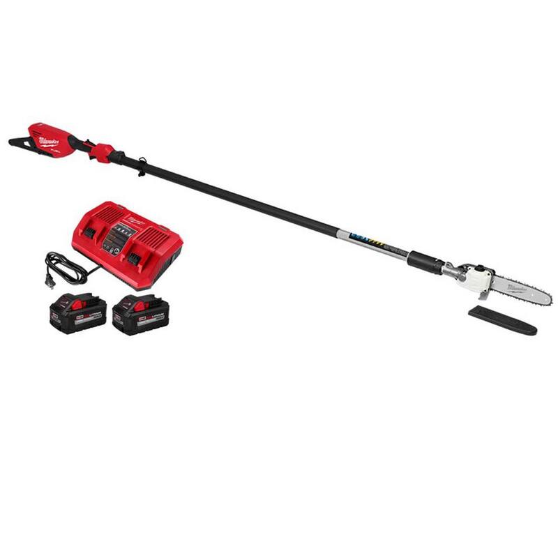 Si bien no proporcionaste el nombre de la marca del producto, la traducción al español sería:

"Sierra de poste telescópico inalámbrico Milwaukee M18 FUEL de 10 pulgadas y 18V con tecnología de cepillo de litio-ion sin escobillas y (2) baterías de 8.0Ah, cargador rápido de doble bahía - 3013-20-48-59-1882"