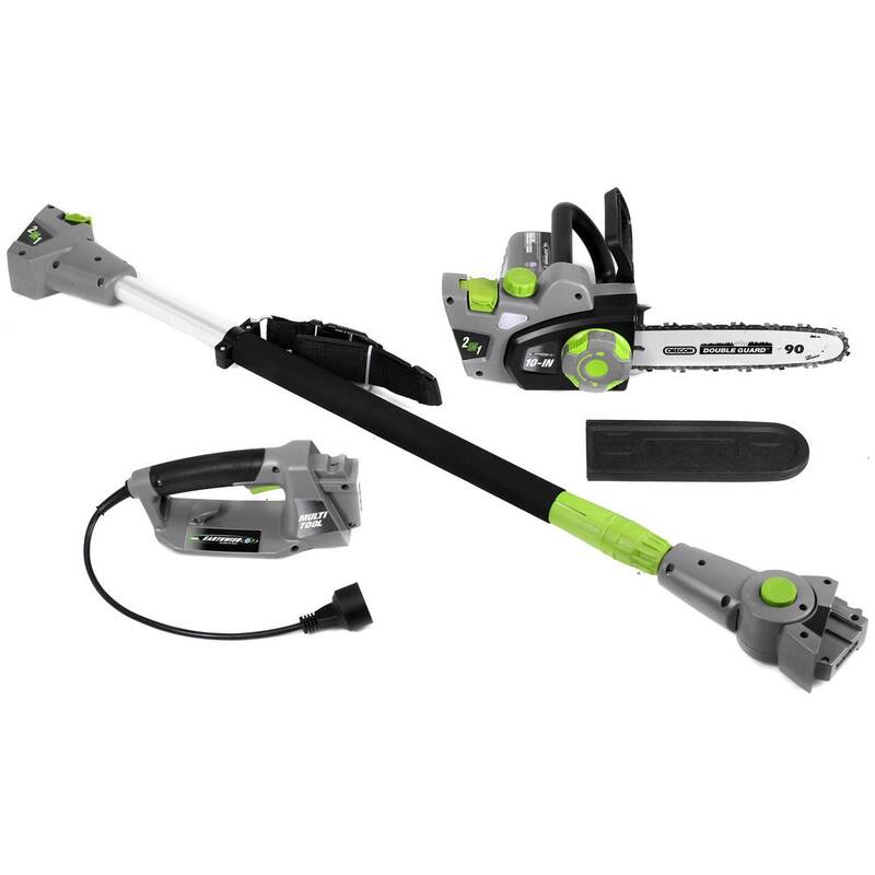 Yes, claro. El título traducido sería: "Earthwise 10 in. 6 Amp Electric 2-in-1 Convertible Pole Chainsaw - CVPS43010"