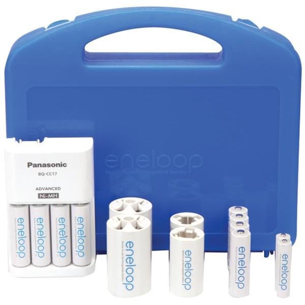 Abacus 4-position Charger With Eneloop- r 8 Aa & 2 Aaa Batteries & 2 C & 2 D Space - AB113856