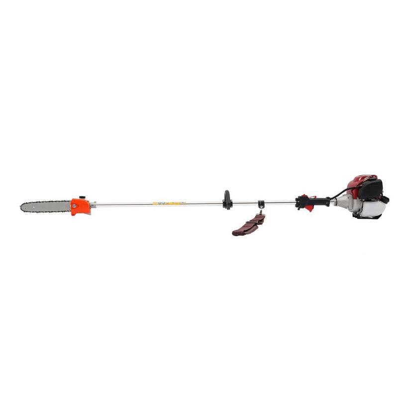 YIYIBYUS 12 pulgadas 35.8cc 4 tiempos Motor de gasolina Sierra de poda de polo de árbol Motosierra a gas - BI-MCR1509+10