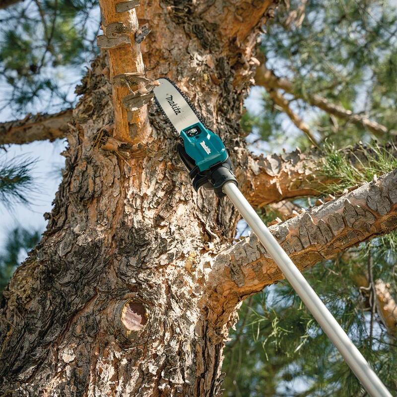 Makita XGT 10 pulg. 40V máx. Sierra de poda eléctrica inalámbrica sin escobillas Kit, 8 ft. de longitud (4.0Ah) - GAU01M1