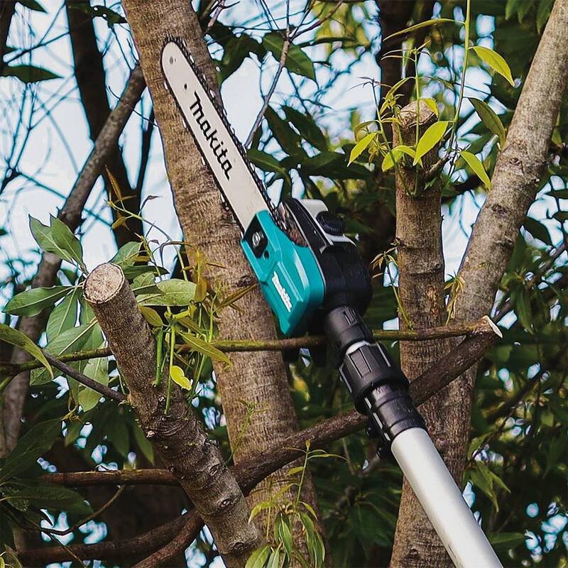 Makita XGT 10 pulg. 40V máx. Sierra de poda eléctrica inalámbrica sin escobillas Kit, 8 ft. de longitud (4.0Ah) - GAU01M1
