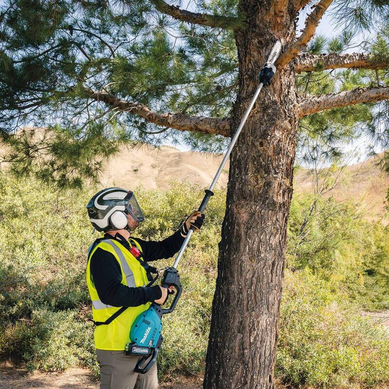 Makita XGT 10 pulg. 40V máx. Sierra de poda eléctrica inalámbrica sin escobillas Kit, 8 ft. de longitud (4.0Ah) - GAU01M1