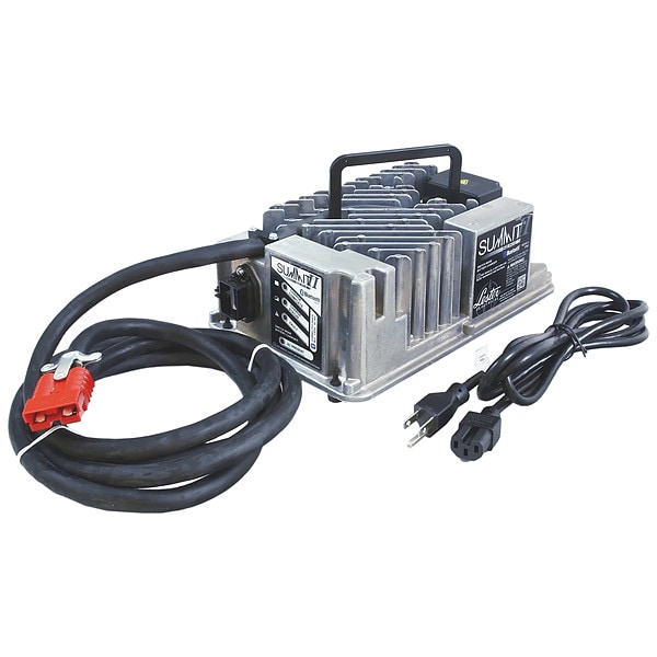 Dayton Battery Charger, 9 3/4 in L, Blk - 797PA4