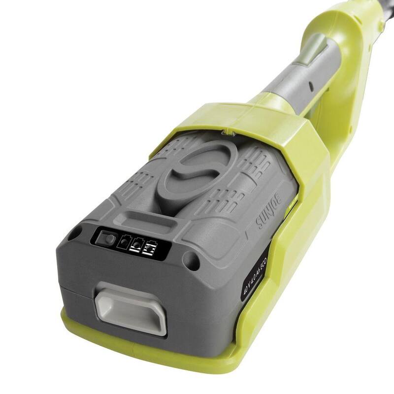 Si Joe 8 en. 40-Volt Electric Cordless Telescoping Pole Saw Kit con Batería de 4.0 Ah + Cargador - ION8PS2