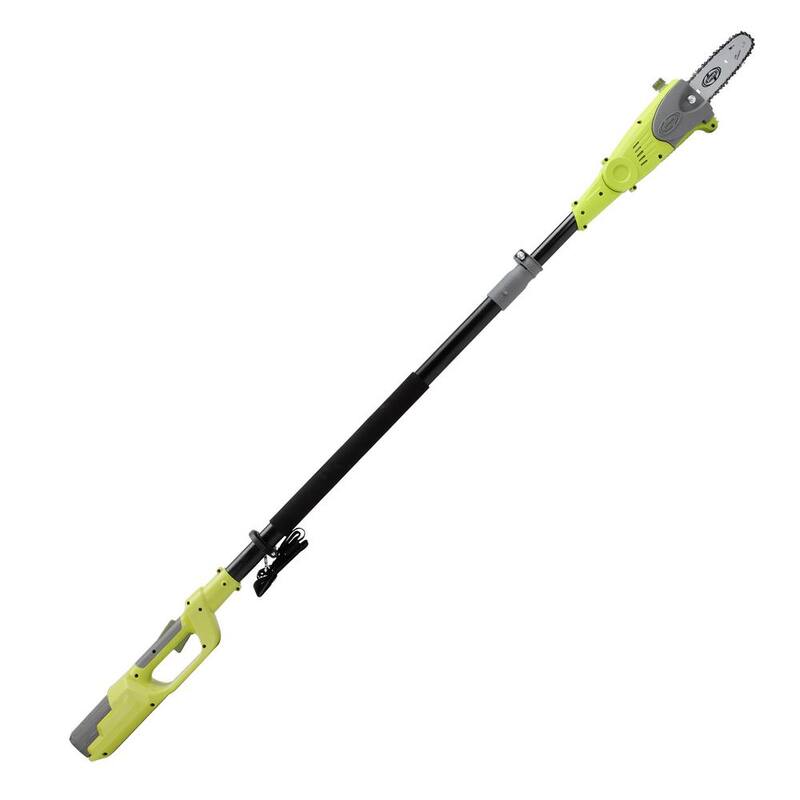 Si Joe 8 en. 40-Volt Electric Cordless Telescoping Pole Saw Kit con Batería de 4.0 Ah + Cargador - ION8PS2