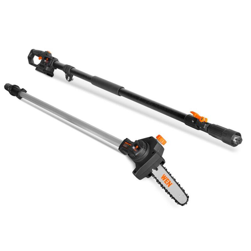 Podadora de poste inalámbrica sin escobillas de 8 pulgadas WEN 20V Max (Herramienta solamente - Batería y cargador no incluidos) - 20759BT